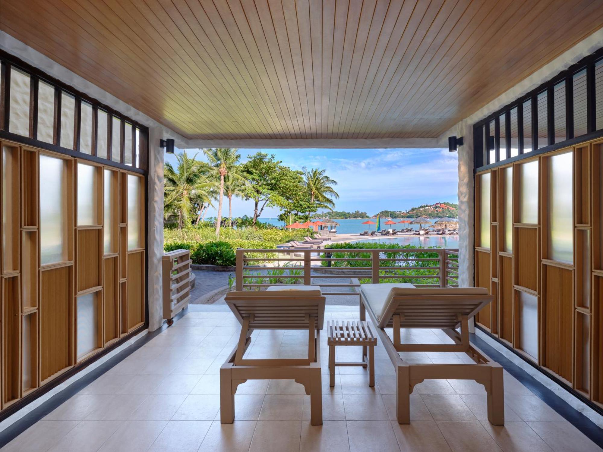 Hotel Garrya Tongsai Bay Samui Choeng Mon Exteriér fotografie The view from the hotel